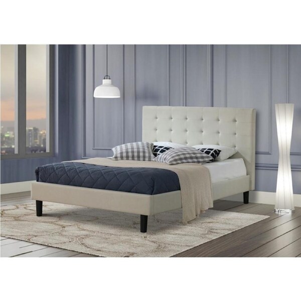 Albany Wilt Double Bed Frame Fabric Beige