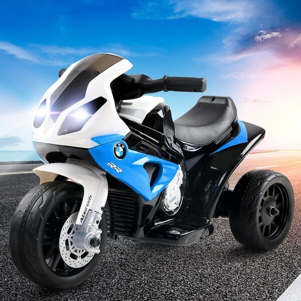 Rigo Ride On Car Motorbike Electric Cars Bike BMW Blue