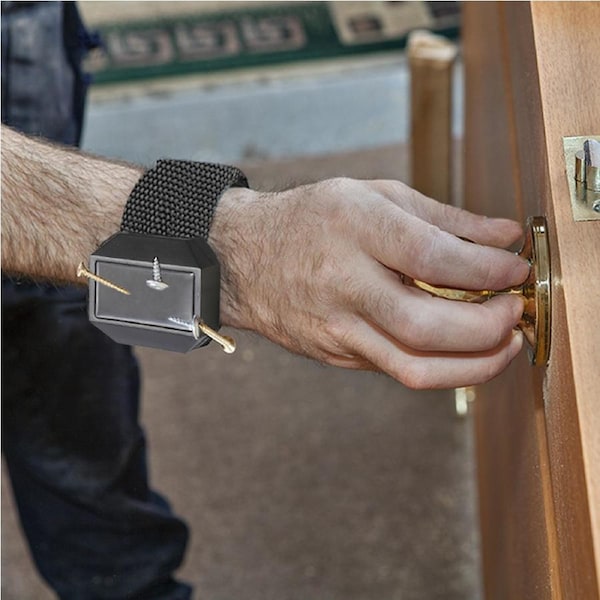 Traderight Magnetic Tool Holder Wrist Band Magnet Strap Belt Screws Bolts Nuts Nails Tools