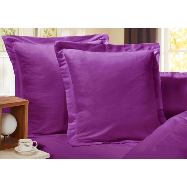 Super Soft Premium European Pillowcases 2-Pack - Purple