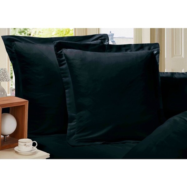 Super Soft Premium European Pillowcases 2-Pack - Black