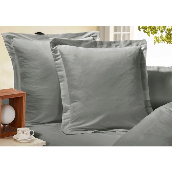 Super Soft Premium European Pillowcases 2-Pack - Grey