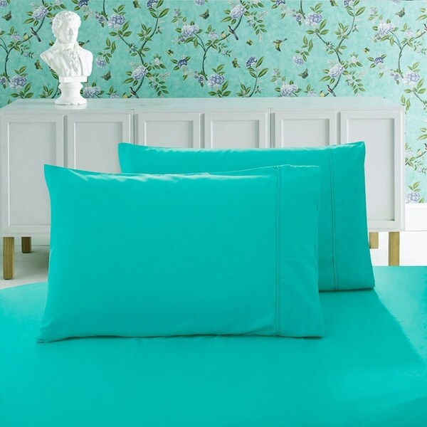 Super Soft Premium Standard Size Pillowcases 2-Pack - Teal