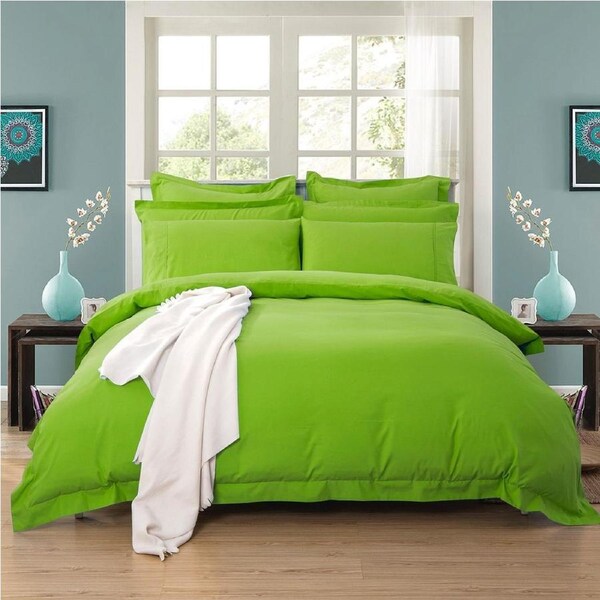 Tailored Super Soft Single Size Quilt/Doona/Duvet Cover Set - Green