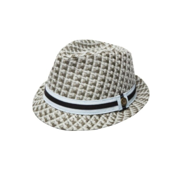 Goorin Brothers Pleasure Point Paper Straw Trilby Hat Summer Cuban - Grey M