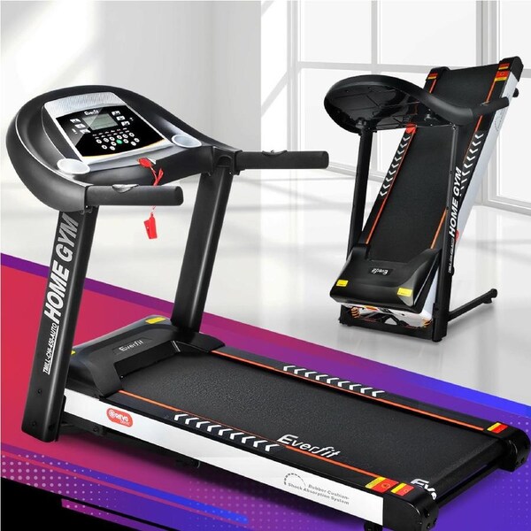 Everfit Auto Incline Treadmill 45cm Belt 3 in 1 Foldable 3.5HP Run Machine Home Gym Fitness