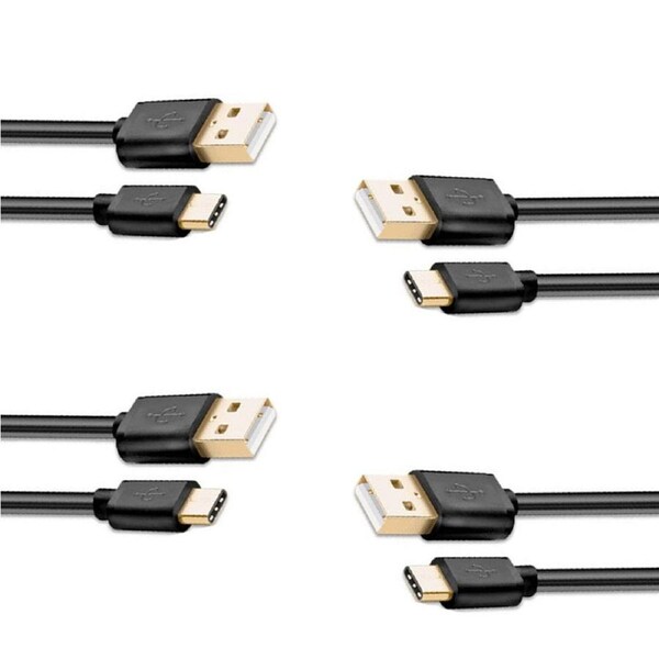 4PK Sansai 1.2m USB Type C to USB Charge/Sync Cable for Apple MacBook/Chromebook