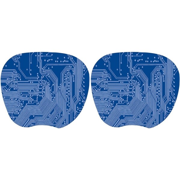 2PK Kensington Blue Super Thin Mouse Pad Anti-Slip Desktop Tracking for Computer