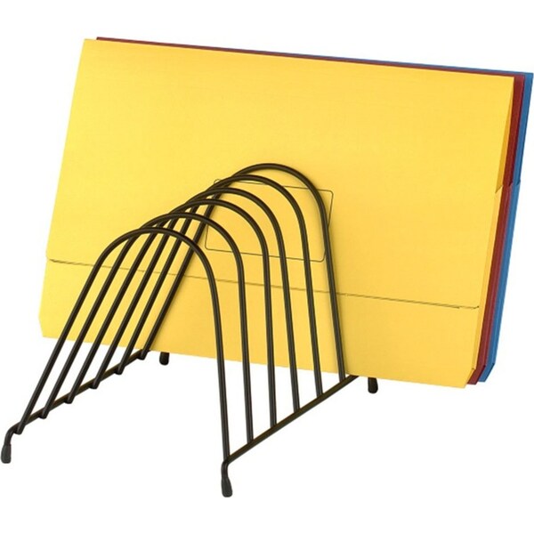 Marbig Wire Angled Desk Paper/Folder Holder/Rack 6 Slot Organiser for Office