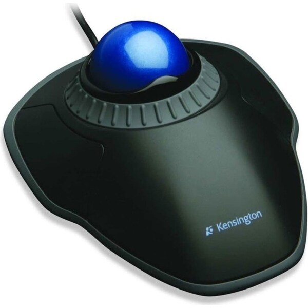 Kensington Orbit Trackball w/ Scroll Ring/Wrist Rest Optical Mouse Tracking