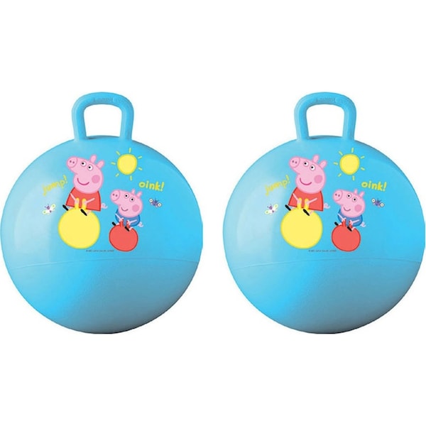 2PK Peppa Pig Hopper Ball Kids/Children Fun Bounce Jumping Outdoor Toy w/ Handle