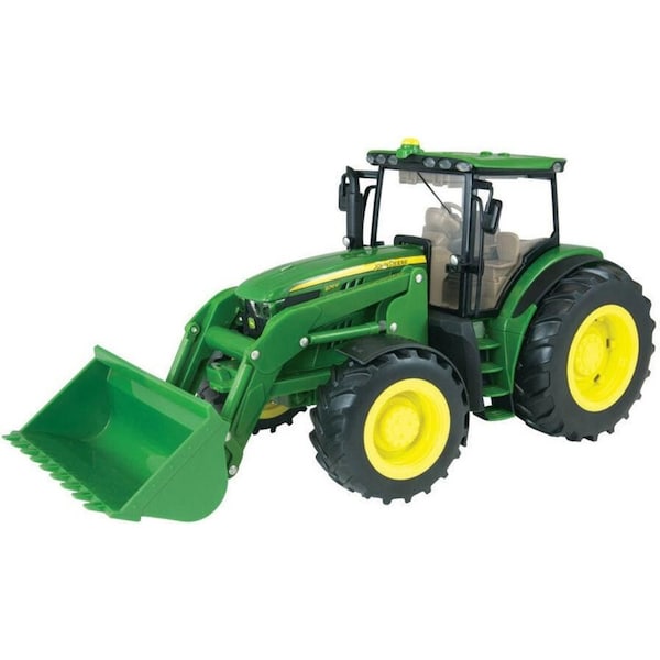 John Deere 1:16 Big Farm Tractor w/ Loader/Lights/Sound Kids/Interactive Toy/Fun