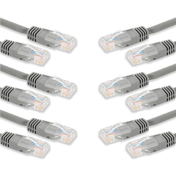 6PK Sansai 2m CAT6 Networking Patch Cable Ethernet Internet for PC/MAC Router