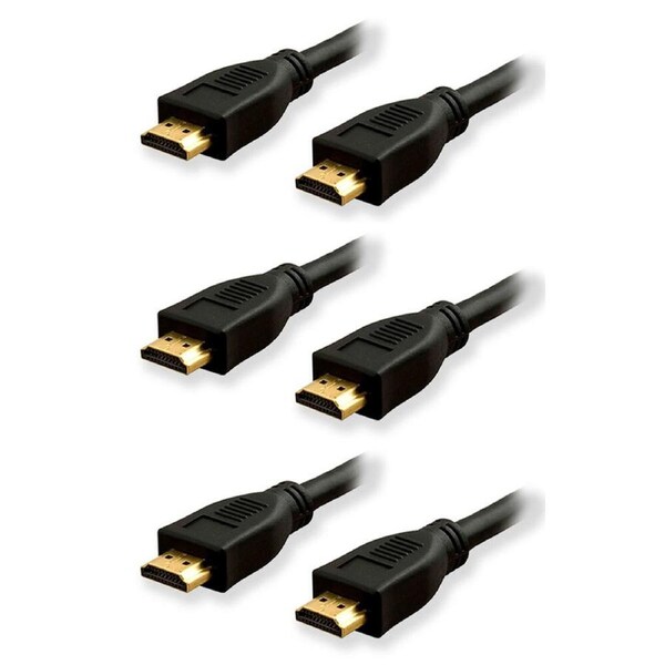 3x Sansai 1.5m High Speed HDMI Cable/Ethernet 3D/HD 1080P for TV DVD Blu-ray