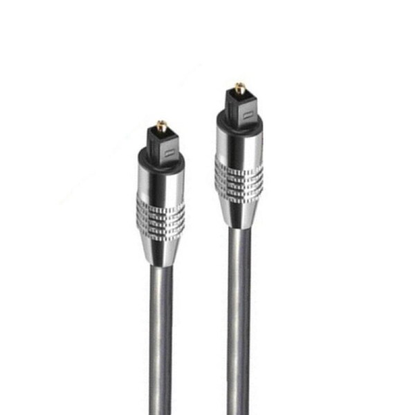 Sansai 1.5m Digital Audio Optical/Toslink Fibre Lead Cable for TV/Sound Bar