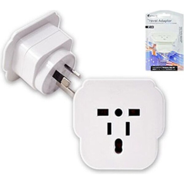Sansai Universal Travel Power Adapter Outlet UK EU US CA Sockets to AU/NZ Plug