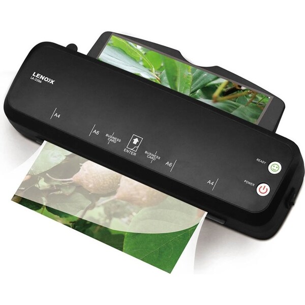 Lenox A4 Paper Hot Laminator Office/Business/Home for Plastic Laminating Sheets