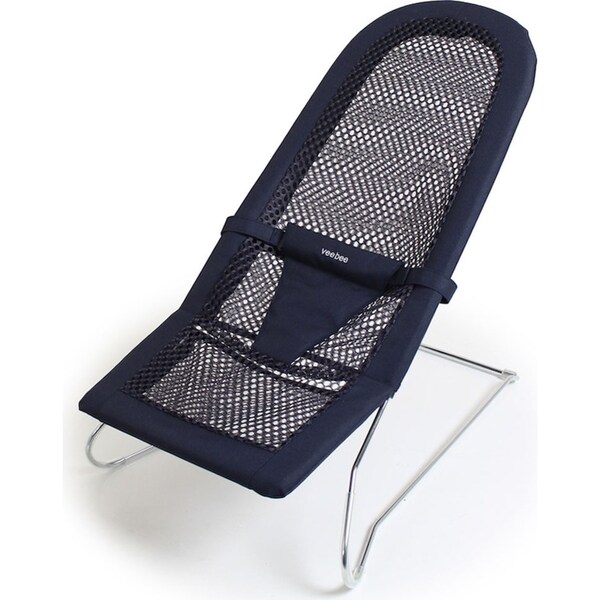 Vee Bee Serenity Navy Infant Baby Bouncer Chair/Seat/Bouncing/Rocking/Newborn