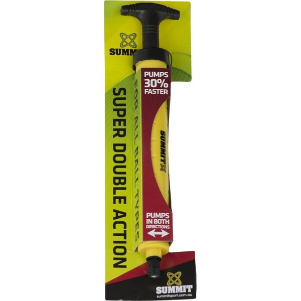 Summit 12" Air Pump Soccer/Football/Basketball/Ball Sport Hand Inflator w Needle