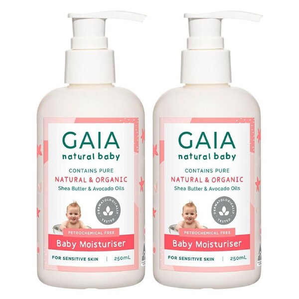 Gaia 500ml Pure/Natural/Organic Moisturiser Baby/Kids/Toddlers Vegan Friendly
