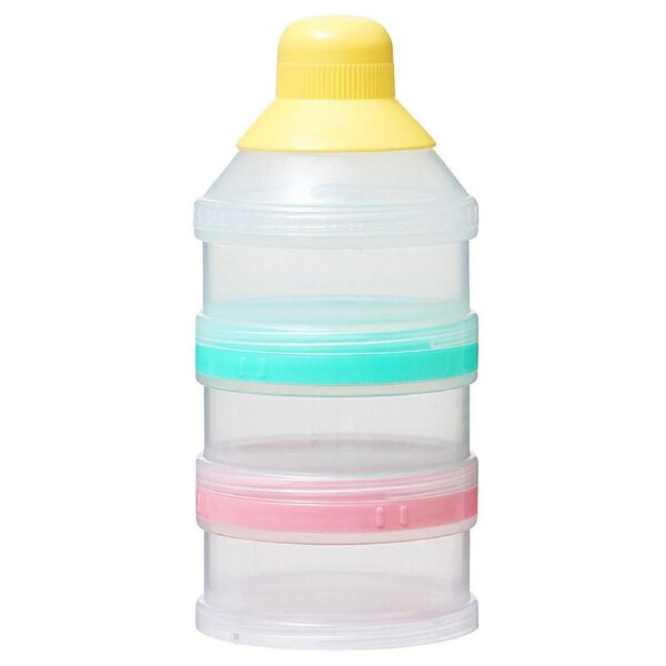 Pigeon 3 Tier Powder Milk/Baby Formula Container/Storage f Bottle/Protein Shaker