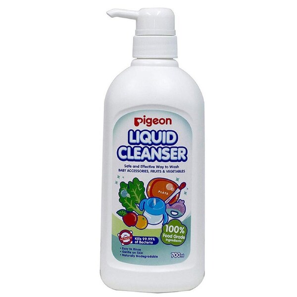 Pigeon 700ml Liquid Cleanser/Soap for Baby Teat/Bottles/Toys/Fruit/Vegetables