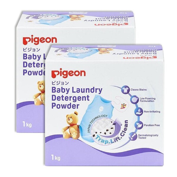 Pigeon 2kg Laundry Detergent Powder for Sensitive Skin Baby/Infant/Kids Clothes