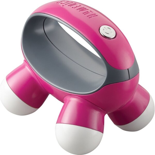 HoMedics QuaD Portable Electric Hand Held Vibration Massager Body/Back - Pink