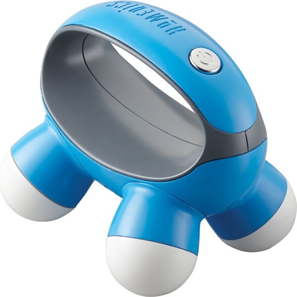 HoMedics QuaD Portable Electric Hand Held Vibration Massager Body/Back - Blue