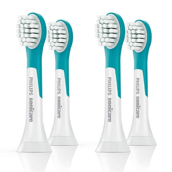 4x Philips HX6032 Sonicare Replacement Heads for Kids Sonic Electric Toothbrush
