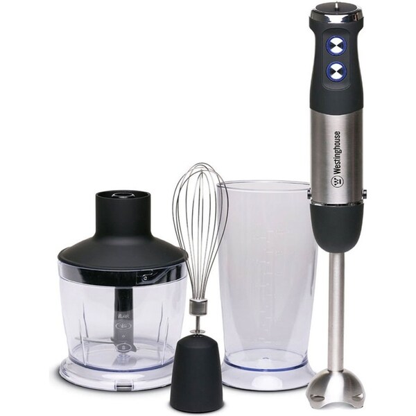 Westinghouse Electric Stick Blender Mixer/Chopper Stainless Steel Handheld Whisk