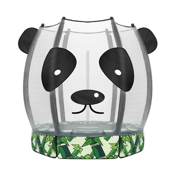 Genki 55 Inch Panda Trampoline Enclosure Caps With Entry & Exit Zipper