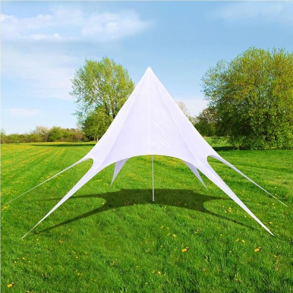 Gazebo Hexagon Star Garden Pavilion 10m vidaXL