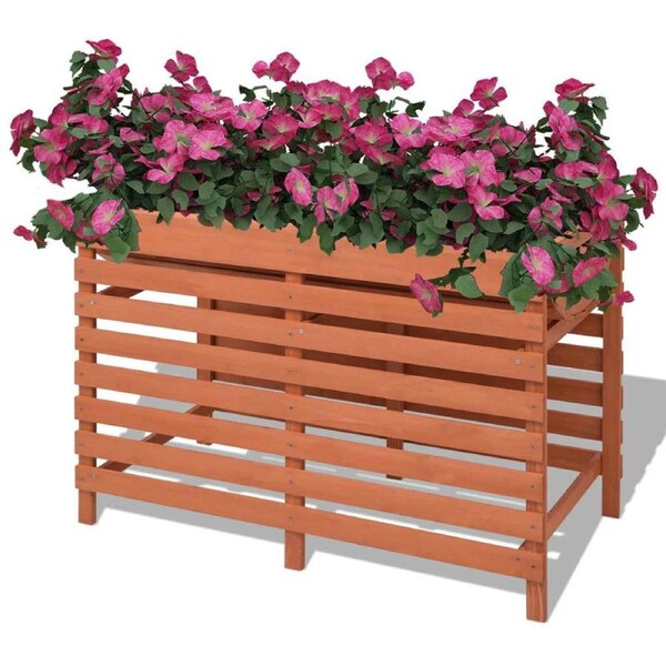 Planter 100x50x71 cm Wood vidaXL