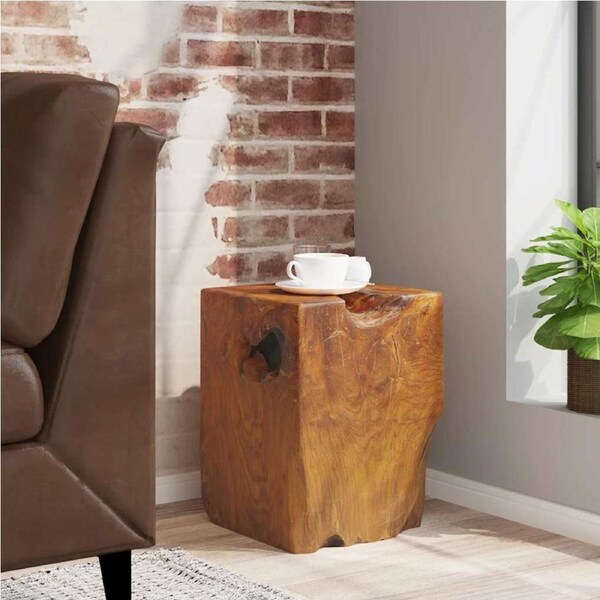 Stool Solid Teak Wood vidaXL