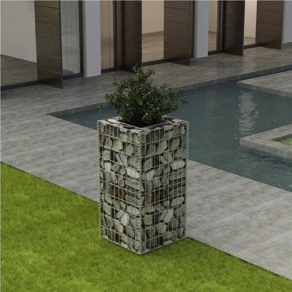Gabion Raised Bed Steel 50x50x100 cm vidaXL