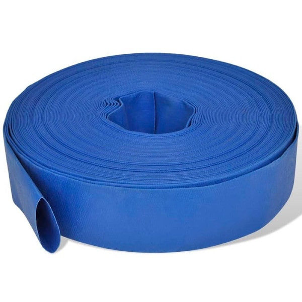 Flat Hose 50 m 2" PVC Water Delivery vidaXL