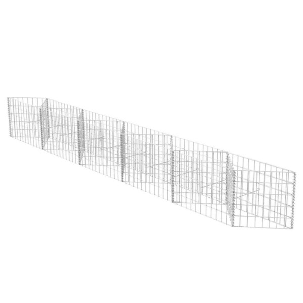 Gabion Basket Galvanised Steel 300x30x50 cm vidaXL