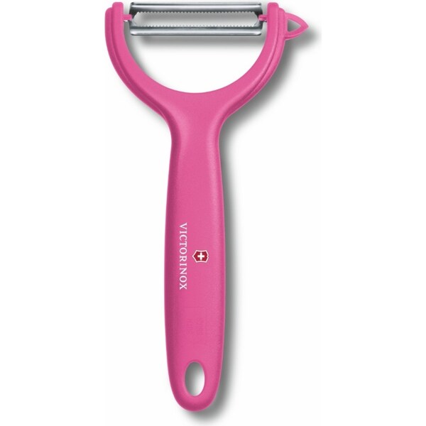 Victorinox Tomato & Kiwi Peeler Micro Serrated Double Edge - Pink
