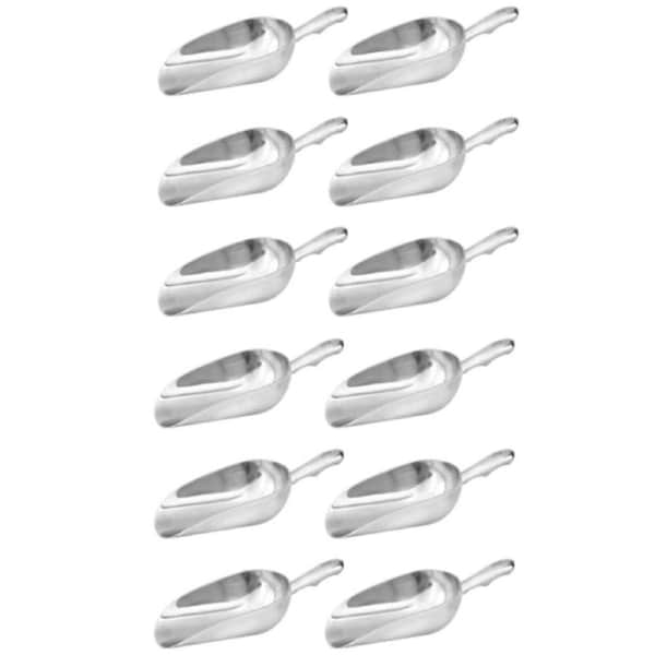 12 x Scoop with Round Bottom 340ml / 12oz Aluminium Ice / Ingredients / Serving