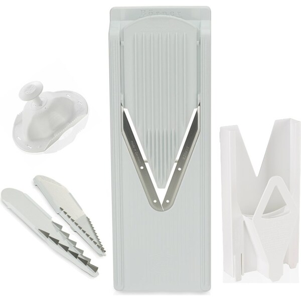 Borner V3 TrendLine Starter Set V Slicer + Multi Box + Safety Hat + 3 Blade Inserts - White