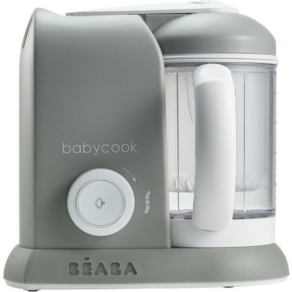 Beaba Babycook Solo Baby Food Processor Steam Cook Blend - Grey