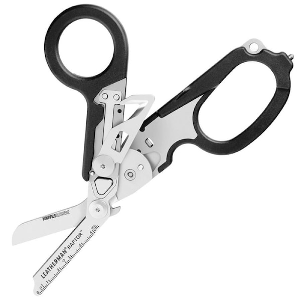 LEATHERMAN RAPTOR MULTI-TOOL FOLDING SHEARS & HOLSTER MEDICAL EMERGENCY - BLACK