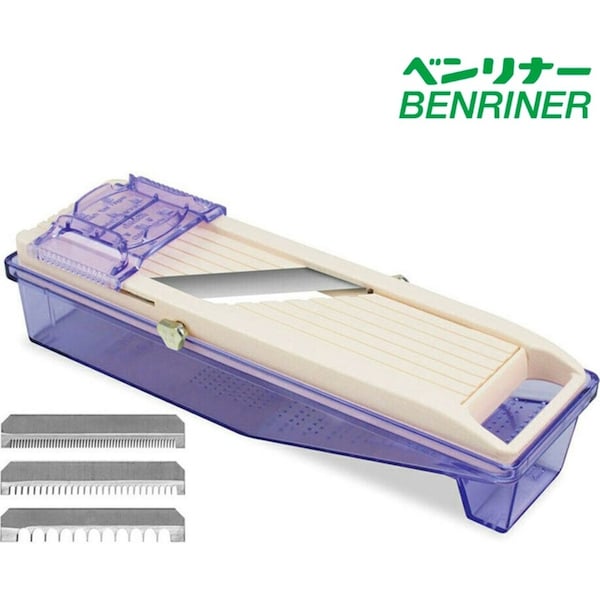 Benriner Mandoline Slicer Adjustable Vegetable 64mm w/ Catch Box No.2