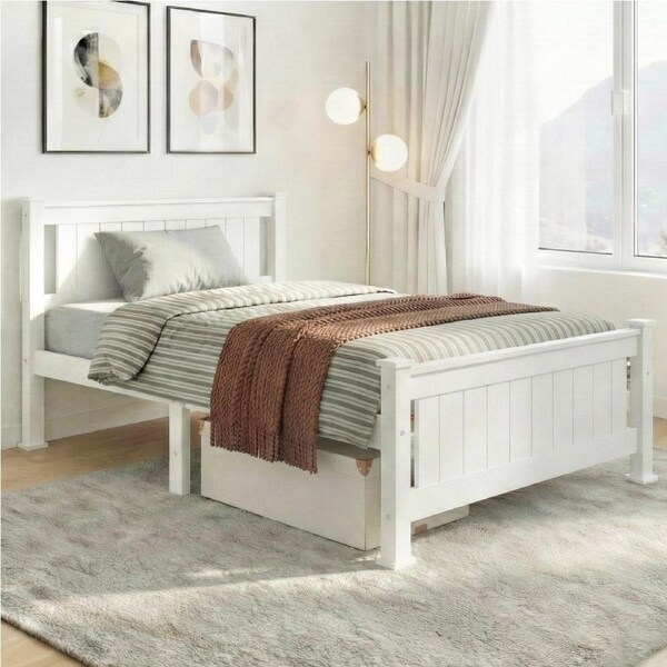 Artiss Wooden Bed Frame King Single RIO