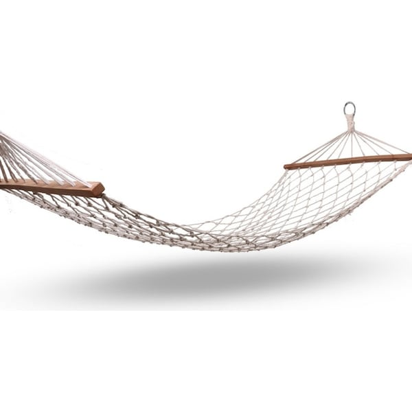 Gardeon Hammock Chair Swing Bed Camping Sleeping Hanging Seat Outdoor Mesh - Cream