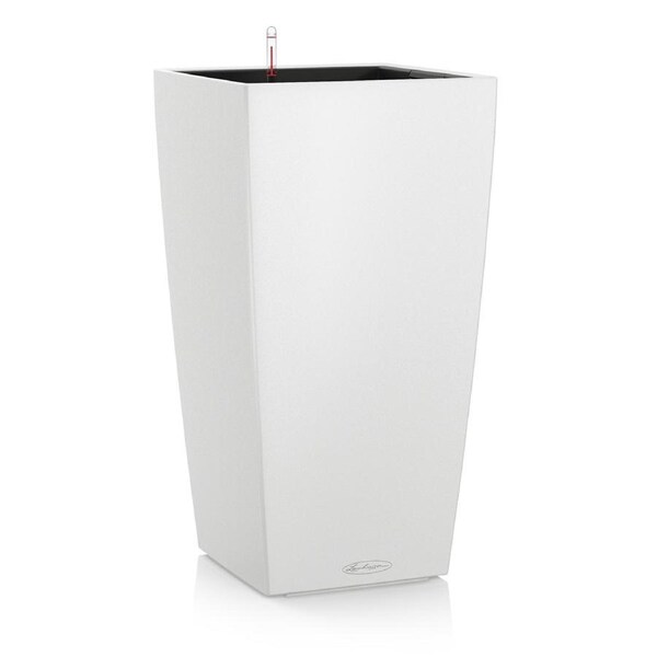 LECHUZA CUBICO COLOR 40 PLANTER POT (WHITE)
