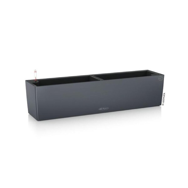 LECHUZA BALCONERA COLOR 80 PLANTER POT (SLATE)