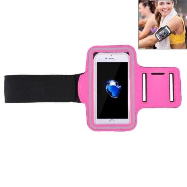 For iPhone 8PLUS/7PLUS Armband Durable Modish Sports Shielding Cover Magenta