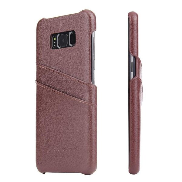 For Samsung Galaxy S8 Case,Stylish Handmade Genuine Leather Fashion Cover,Brown